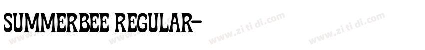 Summerbee Regular字体转换 Summerbee Regular字体转换